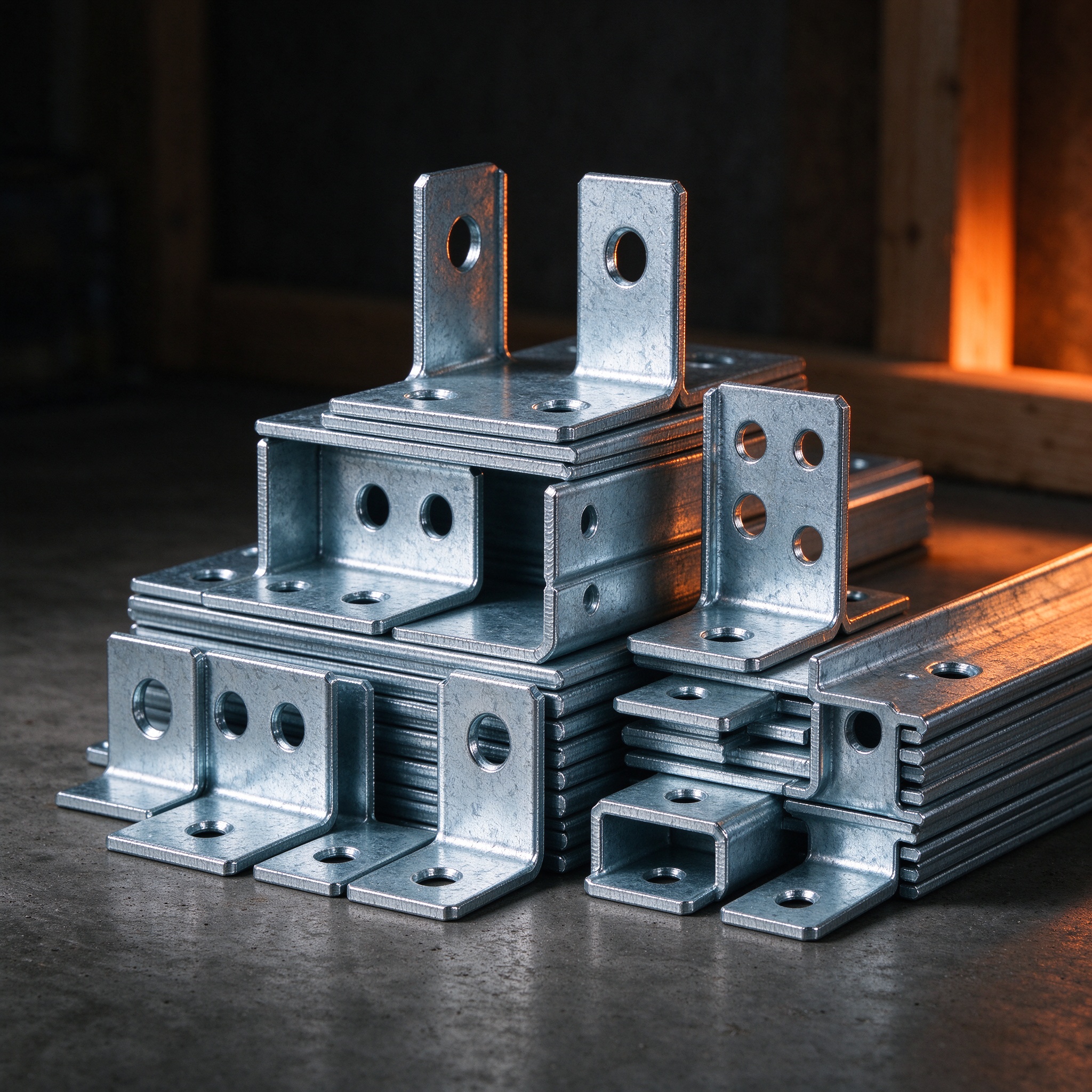 IronStrap galvanized joist hangers and framing connectors